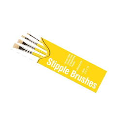 Humbrol brush pack: Stipple (x4) 3/5/7/10