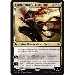 Magic löskort: War of the Spark: Sorin, Vengeful Bloodlord