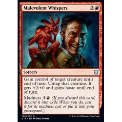 Magic löskort: Commander 2019: Malevolent Whispers