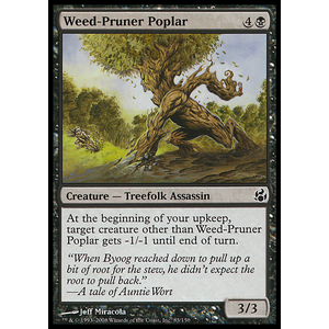 Magic löskort: Morningtide: Weed-Pruner Poplar