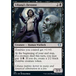 Magic löskort: Commander: Innistrad: Midnight Hunt: Liliana's Devotee