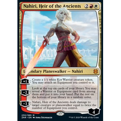 Magic löskort: Zendikar Rising: Nahiri, Heir of the Ancients