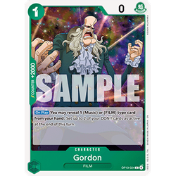 One Piece Löskort: Carrying on his Will: Gordon