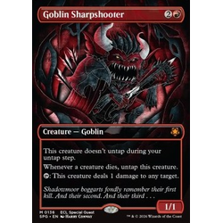 Magic löskort: Special Guests: Goblin Sharpshooter (alternative art)