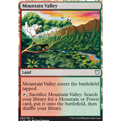 Magic löskort: Commander 2018: Mountain Valley