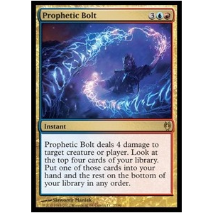 Magic löskort: Duel Decks: Izzet vs Golgari: Prophetic Bolt