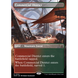 Magic löskort: Murders at Karlov Manor: Commercial District (alternative art)