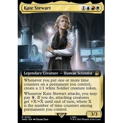 Magic löskort: Universes Beyond: Doctor Who: Kate Stewart (alternative art)