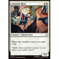 Magic löskort: Marvel's Spider-Man: Eternal: Amateur Hero (Foil)
