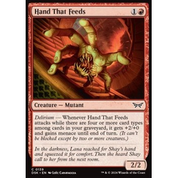 Magic löskort: Duskmourn: House of Horror: Hand That Feeds (Foil)