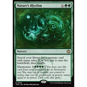 Magic löskort: Tarkir: Dragonstorm: Nature's Rhythm