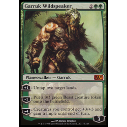 Magic löskort: Core Set 2011 (M11): Garruk Wildspeaker