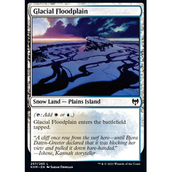 Magic löskort: Kaldheim: Glacial Floodplain