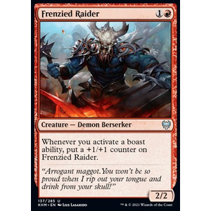 Magic löskort: Kaldheim: Frenzied Raider (Foil)