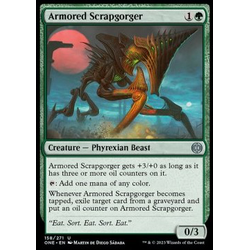 Magic löskort: Phyrexia: All Will Be One: Armored Scrapgorger