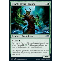 Magic löskort: Kamigawa: Neon Dynasty: Orochi Merge-Keeper
