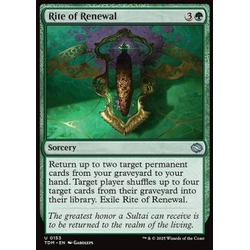 Magic löskort: Tarkir: Dragonstorm: Rite of Renewal (Foil)