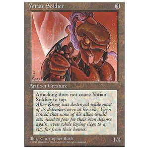 Magic löskort: 4th Edition: Yotian Soldier