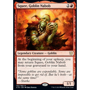 Magic löskort: Commander 2019: Squee, Goblin Nabob