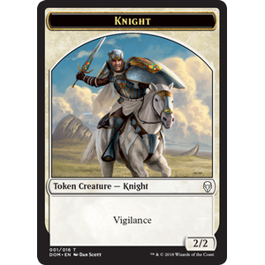 Magic löskort: Dominaria: Knight Token