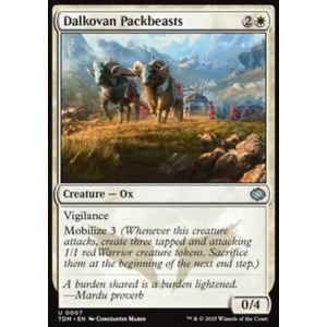 Magic löskort: Tarkir: Dragonstorm: Dalkovan Packbeasts