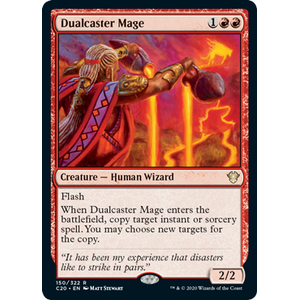 Magic löskort: Commander 2020: Dualcaster Mage