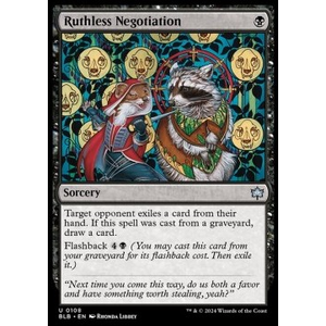 Magic löskort: Bloomburrow: Ruthless Negotiation