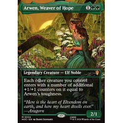 Magic löskort: The Hobbit: Eternal: Arwen, Weaver of Hope (foil)