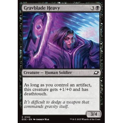 Magic löskort: Edge of Eternities: Gravblade Heavy (Foil)