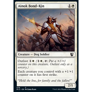 Magic löskort: Commander: Innistrad: Midnight Hunt: Ainok Bond-Kin