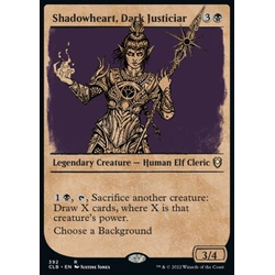Magic löskort: Commander Legends: Battle for Baldur's Gate: Shadowheart, Dark Justiciar (Alternative art) (Japansk)