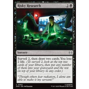 Magic löskort: Magic: the Gathering: Marvel's Spider-Man: Risky Research