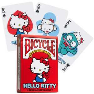 Bicycle kortlek - Hello Kitty (Red)