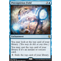 Magic löskort: Dominaria: Precognition Field (Foil)