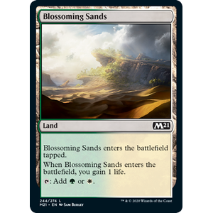 Magic löskort: Core Set 2021: Blossoming Sands