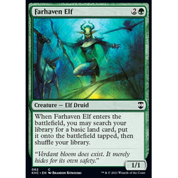 Magic löskort: Kaldheim Commander: Farhaven Elf