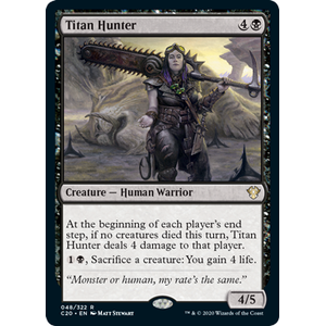 Magic löskort: Commander 2020: Titan Hunter