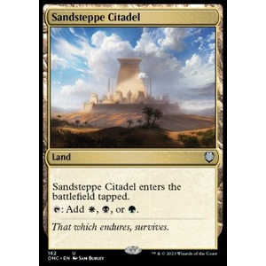 Magic löskort: Commander: Phyrexia: All Will Be One: Sandsteppe Citadel