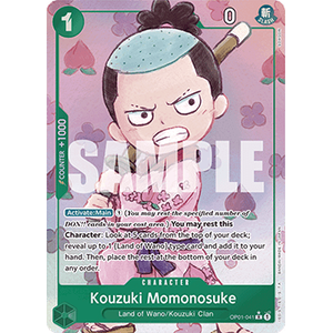 One Piece Löskort: the Best: Kouzuki Momonosuke (V.4)