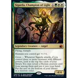 Magic löskort: Innistrad: Midnight Hunt: Sigarda, Champion of Light