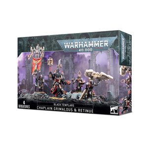 Black Templars Chaplain Grimaldus and Retinue