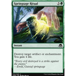 Magic löskort: Eldritch Moon: Springsage Ritual