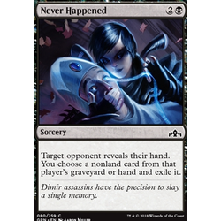 Magic löskort: Guilds of Ravnica: Never Happened