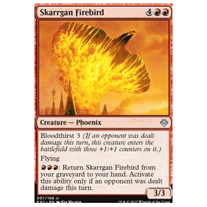Magic löskort: Archenemy: Nicol Bolas: Skarrgan Firebird