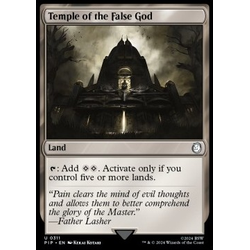 Magic löskort: Universes Beyond: Fallout: Temple of the False God