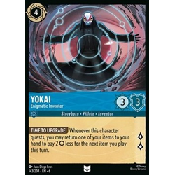 Lorcana Löskort: Azurite Sea: Yokai - Enigmatic Inventor