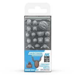 AK Basing Bits: Fantasy Football Balls (resin) (25)