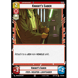 Star Wars: Unlimited Löskort: Legends of the Force: Knight's Saber