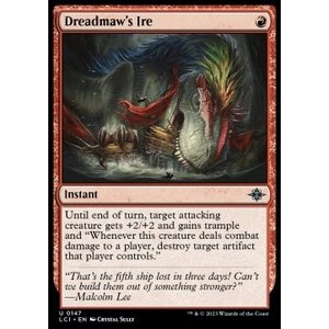 Magic löskort: The Lost Caverns of Ixalan: Dreadmaw's Ire