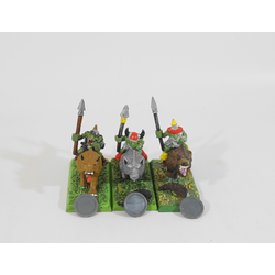 Orcs & Goblins: Goblin Wolf Riders (3st, Metall)